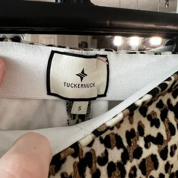 B137 Tuckernuck Ashford Pull On Pants Size Small Color Cream Brown - Picture 4 of 6